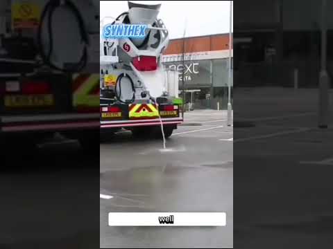 This Asphalt Absorbs 4 Tons of Water per Minute – German Engineering at Its Best!