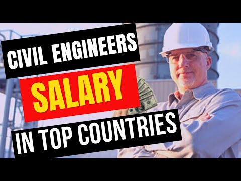 Top 10 highest paying countries for civil engineers |2024