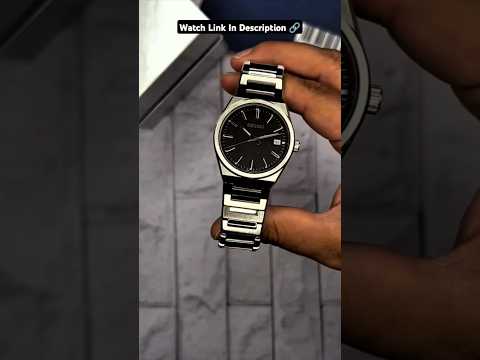 Seiko Black Dial Luxurious Elegant Men&#039;s Watch #luxurywatchesformen #elegantwatches #seikowatch