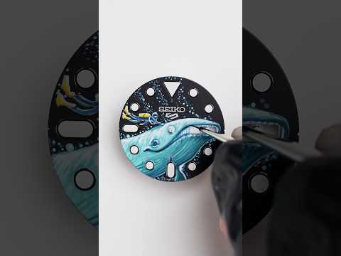 New Limited Concept drop : Deep Ocean applied on Seiko Sports 5 - only 150 pieces 🐳🖌️⌚️#shorts