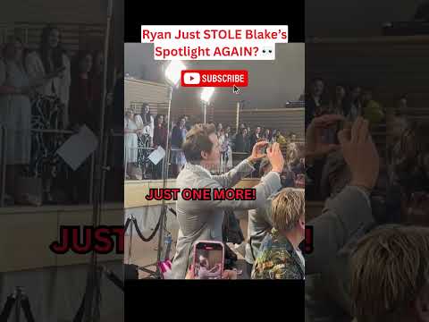 Ryan Just STOLE Blake’s Spotlight AGAIN? #Celebrity #Hollywood #Actor