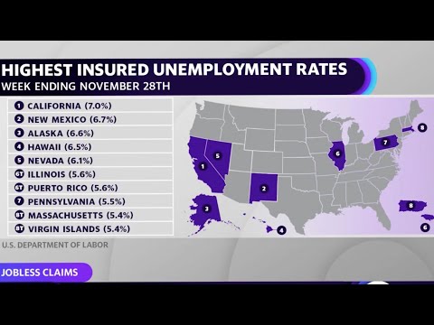 885K file new jobless claims: Here are the states with the highest unemployment rates